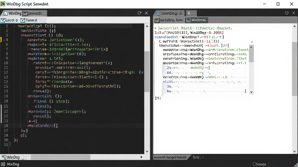 WinDbg �ű����Խ��棬���Ϊ����������ʾ��JavaScript���룬�Ҳ�Ϊ����������ڣ�չʾִ�н�������ڲ������������������ʾ��������רҵ�����ʸɾ����޶���Ԫ��