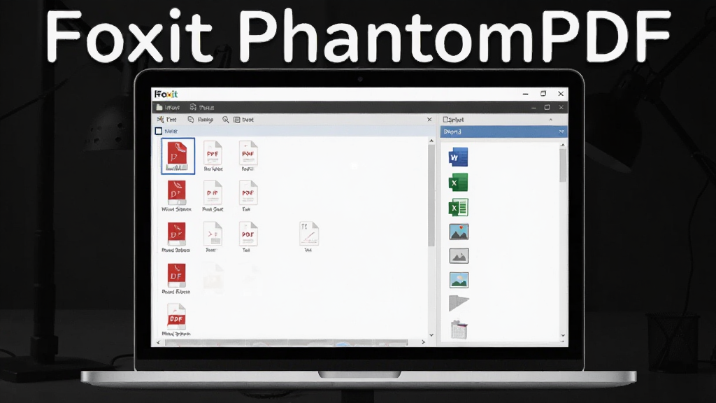 һ̨�ʼǱ�������չʾFoxit PhantomPDF������ת�����ܣ������������г����PDF�ļ���ת�����Ҳ��������ʽѡ�����Word��Excel��ͼƬ�ȣ�������רҵ���ؼ��ʡ�Foxit PhantomPDF�������ɼ�
