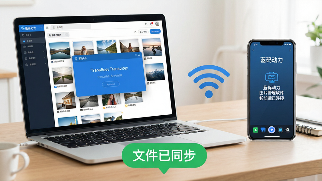 ���壺һ̨�ʼǱ����Ժ�һ���ֻ�ͬʱ�������붯��ͼƬ������������Ļ����ʾͼƬ����ɹ��Ľ��档���֣�����λ����࣬�ֻ�λ���Ҳ࣬�м�����������������ӡ��Ű棺�����·��С��ļ���ͬ��������ɫ��ʾ���ݡ����������������ֿ��豸Э�������ԡ�ϸ�ڣ�������Ļ��ʾͼ�������ֻ���Ļ��ʾ�����붯��ͼƬ�������� �ƶ��������ӡ������ʣ�����ͨ͸���ɾ����޶���Ԫ�ء�