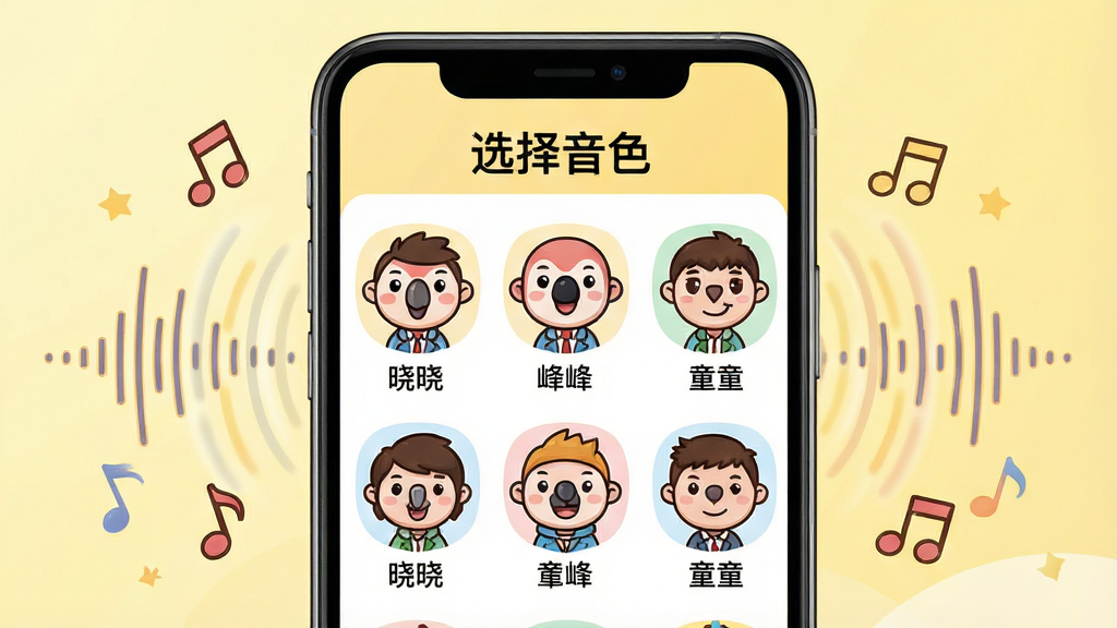 ��������Ϊ�����ʶ�������ɫѡ����棬�����ֻ���Ļռ�ݻ������ģ���Ļ�Ϸ���ʾ��ѡ����ɫ�����⣬�·���������ʽ�����Ŷ����ͨ����ͷ��ÿ��ͷ���·���ע������������塱��ͯͯ������ɫ���ơ���Ļ��Χ���������ַ��ź��������ƣ�����Ϊǳ��ɫ���䣬��������ÿɰ�����ͼ���У�����ɾ��޶���Ԫ�أ�����������