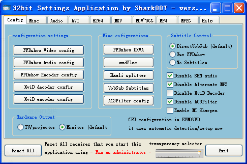Vista Codec Package��ͼ