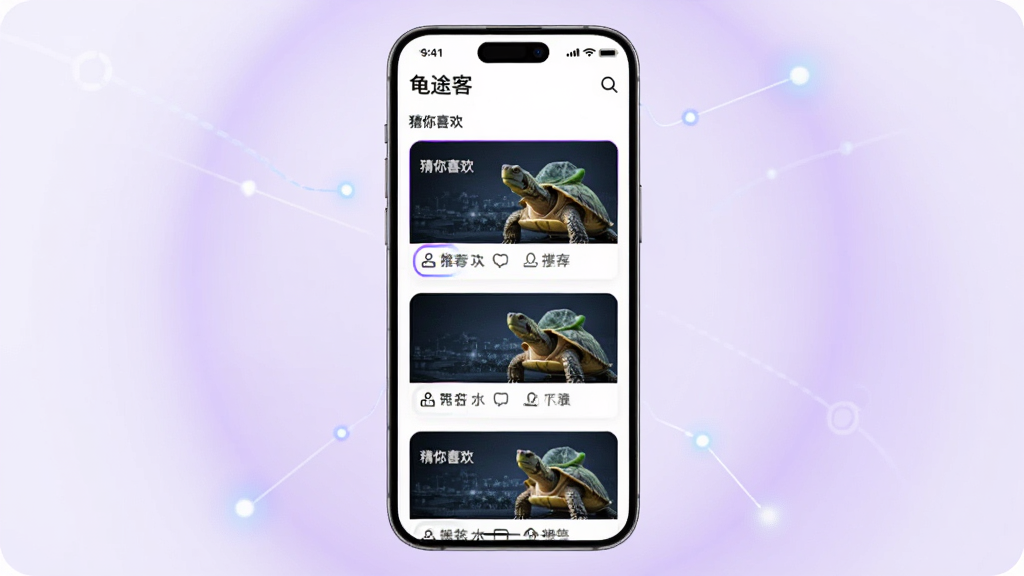 ͼƬ����Ϊһ���ֻ�����Ļ��ʾ��;�͵��Ƽ�ҳ�棬ҳ�����ж���Ƽ���Ƭ�����С�����ϲ�������������ֲ����ֻ����У�����Ϊ��͵���ɫ������Ρ��Ű�Ϊ�ٲ�����ʽ�����Ϊ��Լ�Ƽ��У�ϸ����չ�ָ��Ի��Ƽ��㷨������Ϊ���壬����ɾ�������Ԫ�ء�