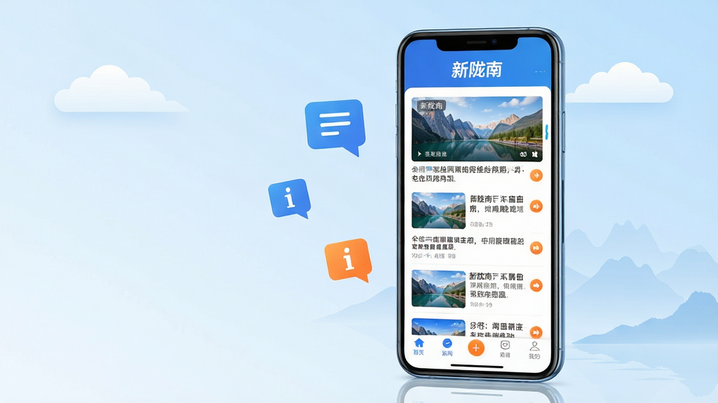 ���壺һ��������Ļ�������ֻ�����Ļ��չʾ��һ����Ϊ����¤�ϡ���������ѶAPP���棬�������ִ���Լ�����������б���ͼƬ�ֲ�������ͼ���Ԫ�ء����֣��ֻ�λ�ڻ�������ƫ�ң���Ļ���������ɼ���������ײ���������Ʈ���ĳ�����Ϣ����ͼ�ꡣ�Ű棺�ֻ���Ļ�ڵ���Ϣ�㼶�����������С���¤�ϡ����ֱ�ʶ���·�����Ϊ����ͼƬ�����ֱ����б����ײ��е���������񣺱�ƽ����ƣ�ɫ���������죬��ɫ��Ϊ��ɫ�Ͱ�ɫ�����Գ�ɫ��׺��������˿ɿ���Ȩ�����ִ��ĸо���ϸ�ڣ��ֻ���Ļ�������͵Ĺ��󣬱���Ϊ����ɫ�Ľ��䣬���伸���ɫ���Ʋʺ���Լ��¤��ɽˮ��Ӱ�����ʣ������廭�ʣ��ɾ����޶���Ԫ�ء�