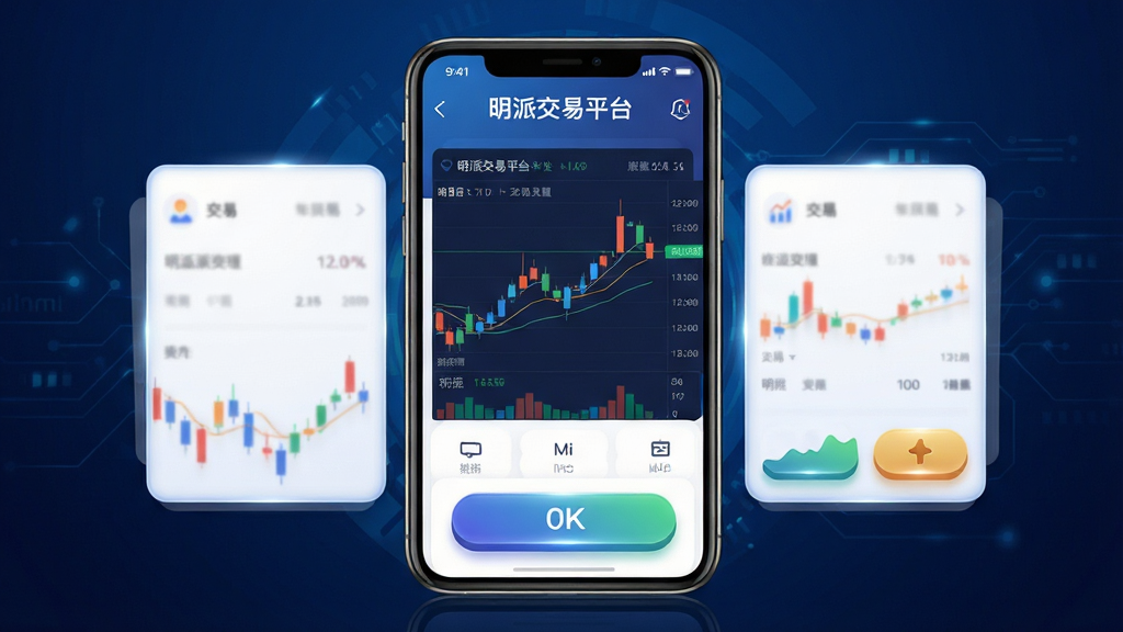 ���壺���ɽ���ƽ̨APP����չʾ���ֻ���Ļ����ʾK��ͼ�뽻�װ�ť�����֣��ֻ����У�����Ϊ����ɫ�Ƽ��н��䣬��Ļ���������ɼ����Ϸ��С����ɽ���ƽ̨���������Ű棺������ü��Ŀ�Ƭʽ���֣�ͼ���������������򡣷���ִ�������ڷ磬����������ϸ�ڣ��߹ⷴ�䣬����ͼɫ����������ť������С����ʣ�8K�����壬�ɾ����޶���Ԫ�ء�