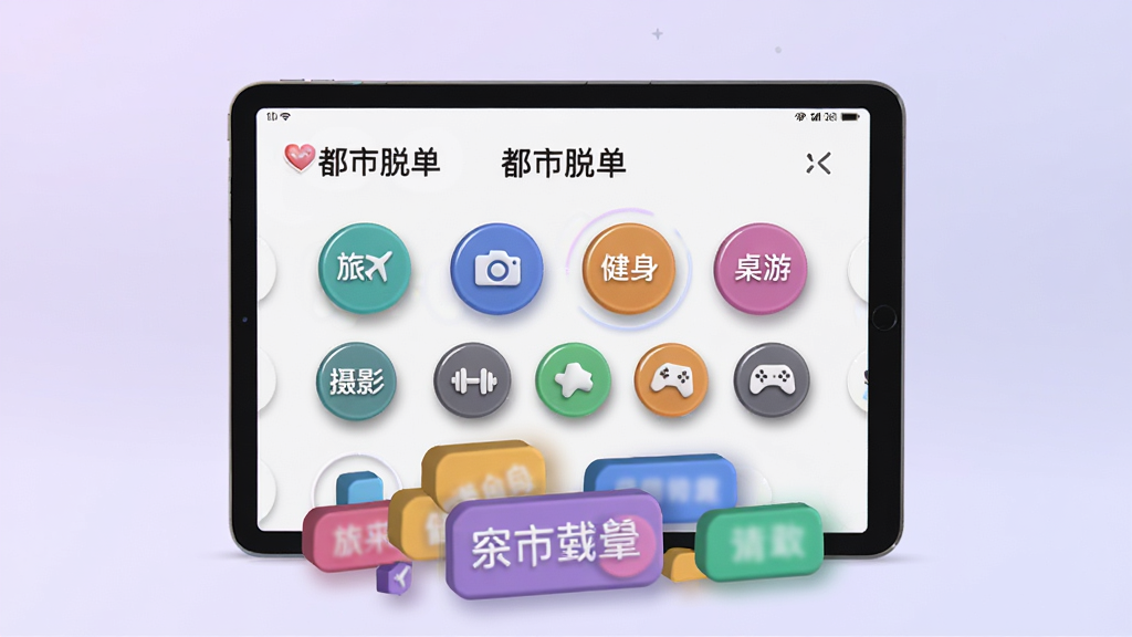 ͼ������Ϊһ��ƽ����ԣ�����չʾ�������ѵ����ĸ������ϱ༭ҳ�棬ҳ���зֲ���Բ��ͼ��ʽ����Ȥ��ǩ���硰���С�������Ӱ�������������������Ρ��ȣ����ֱ�ǩ������Ϊ��ɫ��ƽ���·��ڷ��ż���������ı�ǩ�ƿ飬ɫ�����ޡ�����Ϊ��͵Ľ���ǳ��ɫ��������Ϊ����廭�磬���ֽ��������Ű�չʾ��Ȥѡ��Ķ����ԣ�ϸ�ڰ�����ǩ��Ӱ�͹���Ч���������������ɾ��޶���Ԫ�ء�