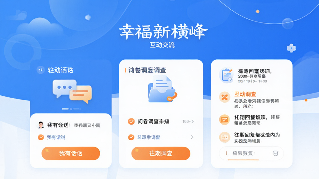 ���Ӿ�Ϊ���Ҹ��º�塱APP�ġ��������������ҳ�棬չʾ�����л�˵�������ʾ����顱�������ڻظ����Ⱥ���ģ�顣������ÿ�Ƭʽ���֣����ԶԻ����ݺ��ļ�ͼ��Ԫ�أ�ɫ������ɫ�Ͱ�ɫΪ�������Գ�ɫ��׺���������������죬UI����ִ���ע���û�����������Ӿ�������ʸ��壬�޶���Ԫ�ء�