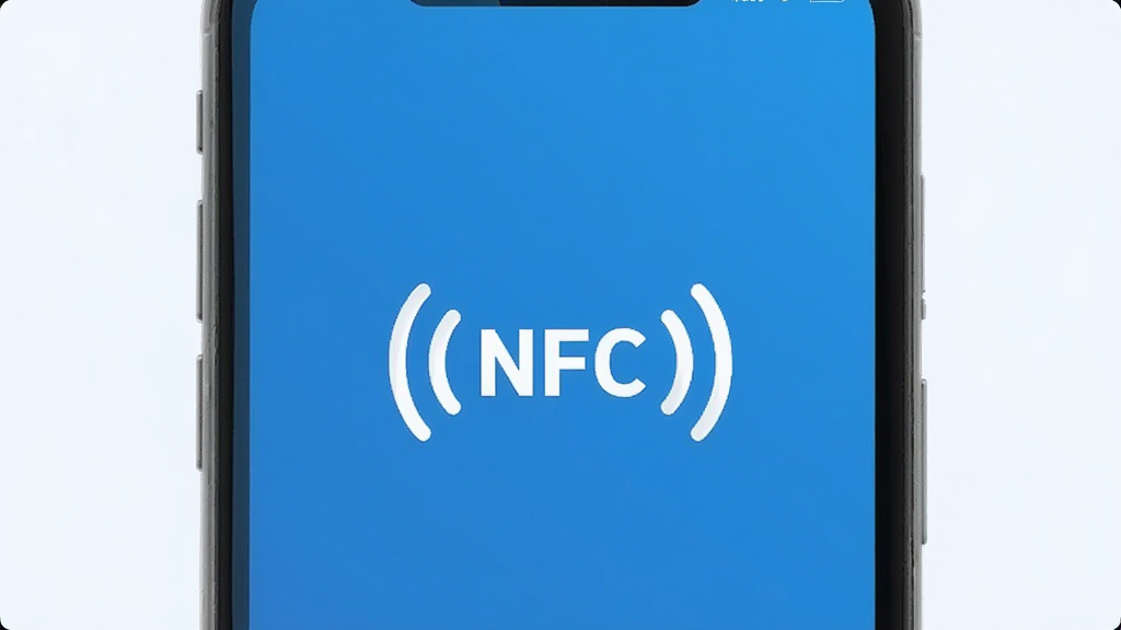 �ֻ�NFC��ɨ�������ͼ���ֻ���ĻչʾNFC��ǩ��д���ܣ�����Ϊ���Ƽ�����ͼ��ΪNFC����״�����岼���������ִ���ƽ����Ʒ�񣬸߷ֱ��ʣ��ɾ��޶���Ԫ��