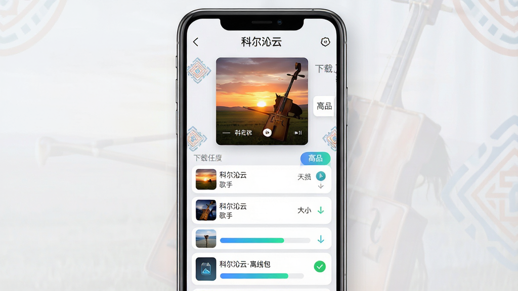 ���壺�ֻ����ƶ����ơ�Ӧ���ڸ�����Ƶ����ҳ�棬��ʾ���ؽ����б�������ѡ��˵������֣��ֻ��������У��Ϸ�Ϊ���ڲ��ŵ�ר�����棬�·�Ϊ����������У��Ҳ��С����𡱡���Ʒ����ǩ���Ű棺�б�����������������֡���С������״̬ͼ�꣬������������ɫ���䣻�����ˬ�����ƶ���UI������Ϊ����ɫ����ƬԲ����ƣ���׺�ɹ���������ϸ�ڣ�����ͼ�ǲ�ԭ��������ͷ�ټ�Ӱ�����������Ŀ����ɫ�Թ���������ʾ���ƶ��������߰��������ʣ�ϸ���Ӱ���޶���Ԫ��