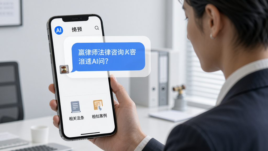 չʾӮ��ʦ������ѯAI�ʴ�����Ч��ͼ��������һλ�û��������ֻ����ʣ��ֻ���Ļ�Ŵ���ʾAI�ش�ĶԻ����ݣ������·��С���ط����������ư�������Сͼ�꣬����Ϊǳ��ɫ�칫���������дʵ���������������ʸɾ�