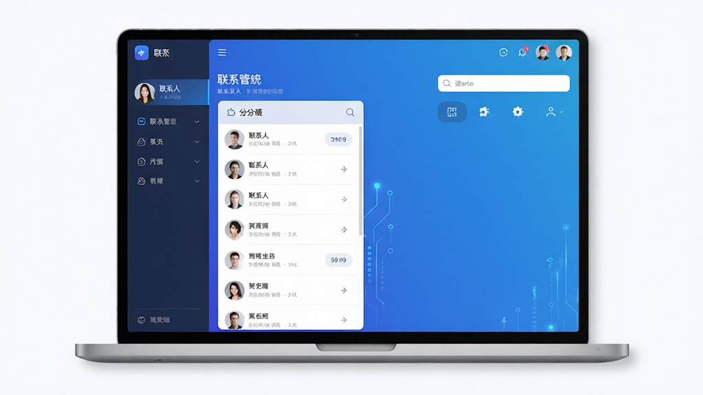 �绰��Ƭ����ϵͳ��������ȫòչʾ���ִ��Ƽ��з����������ʾ��ϵ�˷����б��������򣬱���Ϊ������ɫ��ͼ����Ƽ�࣬���岼���������Ű���������ʸɾ����޶���Ԫ��