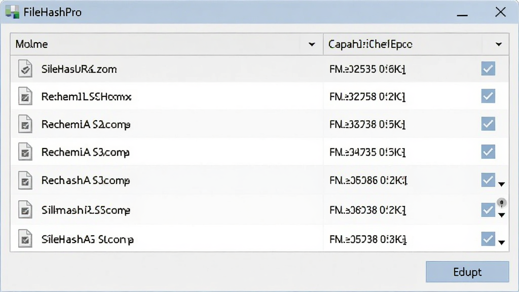 FileHashPro �����ļ�У����棬�������� FileHashPro λ�ڶ��������м���ʾ����ļ����Ƽ���Ӧ��ϣֵ�б���ÿ���ļ����й�ѡ״̬���ײ��е�����ť���������ǳ�ҵ�ɫ�����ݱ����������ִ�����������񣬸��廭�ʣ��޶���Ԫ��