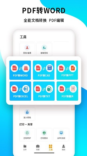 PDF扫描王 安卓版 功能介绍