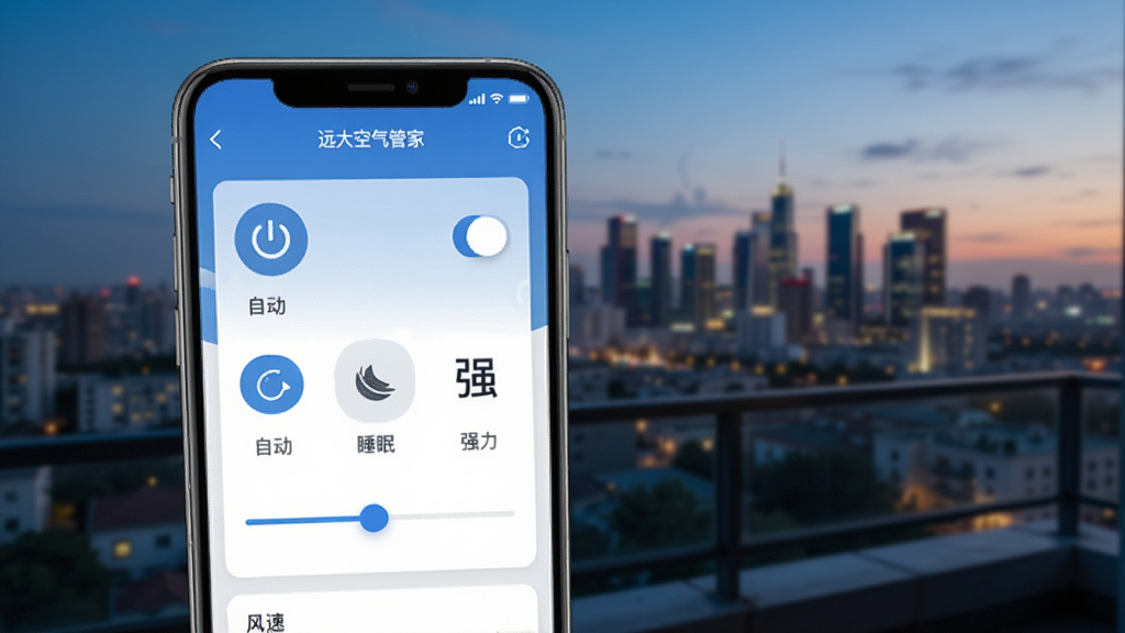 չʾ��Զ������ܼҡ��ֻ�APPԶ�̿��ƽ��棬�ֻ���Ļ����ʾ�豸��Ƭ�����е�Դ���ء�ģʽѡ���Զ���˯�ߡ�ǿ���������ٵ�λ�������������ǻ���������о��ۣ���ʾԶ�̲��������湹ͼ�������ֻ���Ļ���ݸ��������ʸɾ��޶���Ԫ��