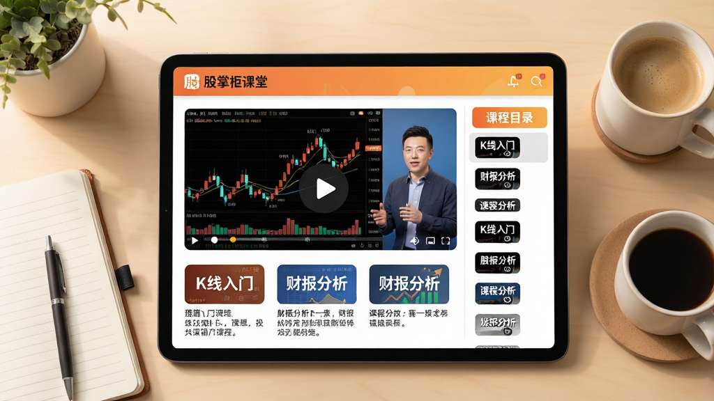 ���壺���ƹ�APP��Ͷ�ʽ������ý��棬��Ļ��չʾ��Ƶ�γ��б����γ̷���ͼ���С�K�����š������Ʊ���������������������һ�����Ű�ť���·��ǿγ̼�����֡����֣�ƽ����Ժ���չʾ��������Ƶ����Ļ���벥�ţ���Χ���ԱʼǱ������ȱ���ѧϰ�������ߡ��Ű棺�������Ϊ��Ƶ�γ̲��Ž��棬�Ҳ�Ϊ�γ�Ŀ¼�б������ֺ����������ů���������߽�����񣬸�������ѧϰ�ķ�Χ��ϸ�ڣ���Ļ�Ϸ����С����ƹ���á���־����Ƶ�����пɰ���K��ͼ�뽲ʦ���󡣻��ʣ����廭�ʣ���ܰ�������޶���Ԫ�ء�