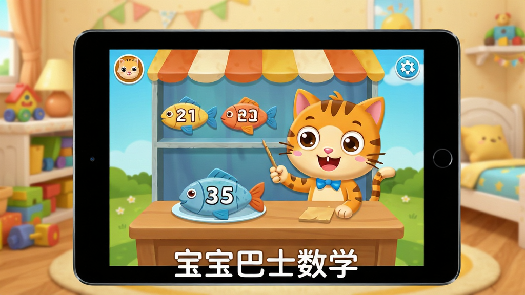 ����������ƽ�������Ļ��д����Ļ����ʾ������ʿ��ѧ��Ϸ���棬һֻ��ͨè�������㣬�����ϱ������֡���Ļ�·��С�������ʿ��ѧ����Ӧ������ˮӡ������Ϊ��Ļ���У���������ܰ�Ķ�ͯ�����Ű�ֱ����������ͨ��Ⱦ���ɫ�����ޣ�ϸ�ڷḻ�����ʸ���ɾ����޶���Ԫ�ء�