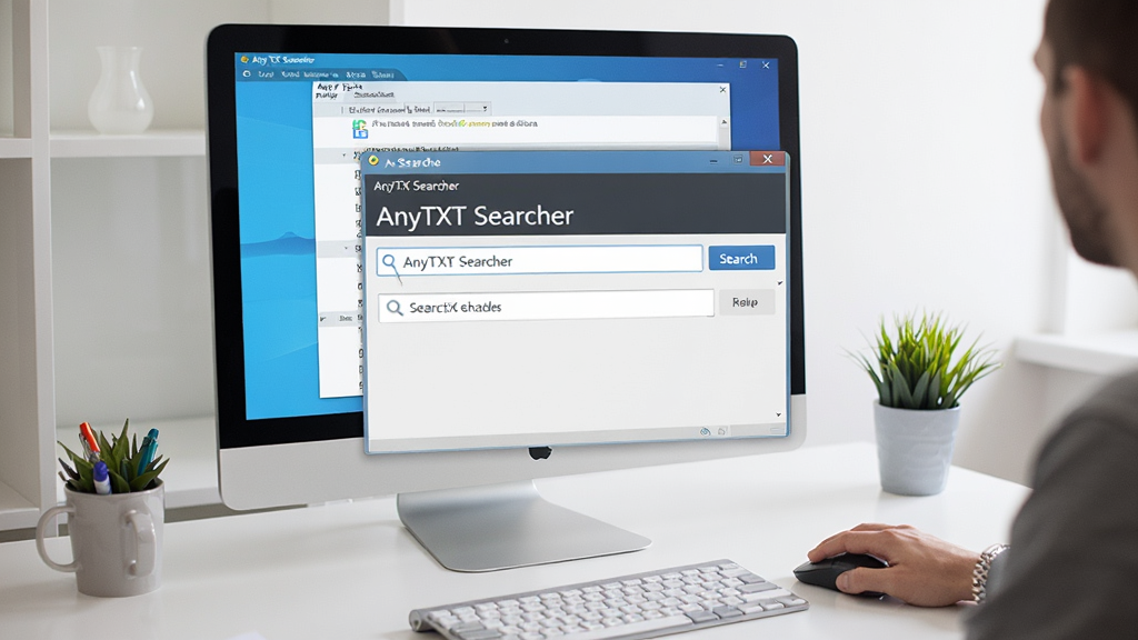 ���������ϵ�AnyTXT Searcher����������һλ�û��������������������Ļ����ʾ���������������������İ칫������ʾ����������дʵ������ɾ��������С�AnyTXT Searcher���������ڣ�����������