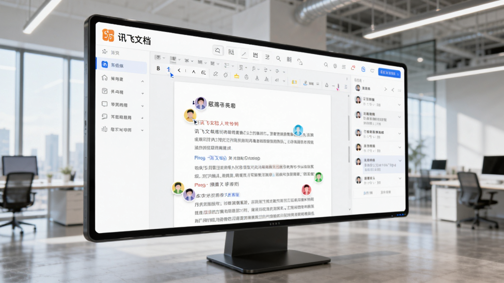 ����Ϊһ�����Ļչʾ��Ѷ���ĵ�������Э���༭���棬�����ͬ��ɫ��ͷ����ͬʱ���ĵ����ƶ����������������������Ϊ�ִ��칫�ҳ�����͸�Ӳ��֣�дʵ��񣬻��������ɾ�