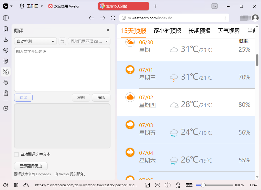 Vivaldi�������ͼ
