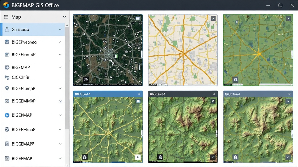 һ��չʾBIGEMAP GIS Office��ͼԴѡ������ʾ��ͼ����������г������ͼԴ���ƣ��Ҳ���ʾ��ͬ���ĵ�ͼԤ��С���ڣ�������Ӱ�񡢵�·��ͼ���������ֵ���ʽ�������Ű����롢ɫ�����������дʵ�����廭�ʣ��ɾ��޶���Ԫ��