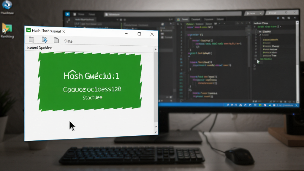Hash������Windows�������е�ʵ�ĳ���������Ϊ����������ʾУ��ɹ�����ɫ״̬������Ϊģ���ĵ������������༭�������������в�Σ����дʵ��ϸ�ڰ������ָ�����ļ��б������ʸ���ɾ��޶���Ԫ��