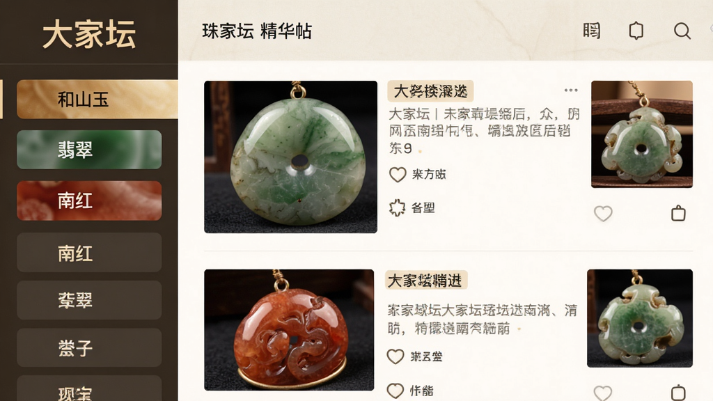 ���̳�鱦����������ҳ�棬�����ർ������ʾ��������䡢�Ϻ�ȱ�ǩ���Ҳ������б����и�����ʯ��дͼ�������������ʣ����רҵ�Ҵ��������ʸУ����ֱ�ʶ�����̳�������ʸɾ��޶���Ԫ��
