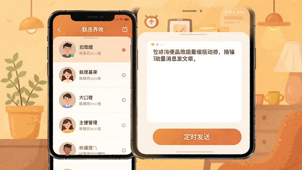 ��չ����������Ϣ���ͽ��棬�ֻ���Ļչʾ��ϵ���б���༭�õ��ı����ݣ��ײ��С���ʱ���͡���ť����������ůɫ������ƽ���廭���ͻ����ݸ�Ч�����ʸ��壬���������ɼ����޶���װ��