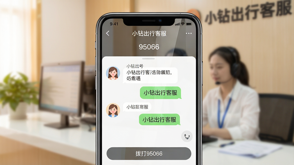 ����չʾ�ֻ���Ļ�ϵ�С�����App�ͷ����棬�����������촰�ں͡�����95066����ť������Ϊģ���Ŀͷ����ĳ��������֣��ֻ�ռ�ݻ������룬��Ļ����������������ࡣ�Ű棺��Ļ�ϵ����֡�С����пͷ����͡�95066�������ɼ��������ܰ��������͹��ߡ�ϸ�ڣ��ͷ�ͷ�����У��Ի�������������Ļ������Ȼ�����ʣ�����ɾ����޶���Ԫ�ء�