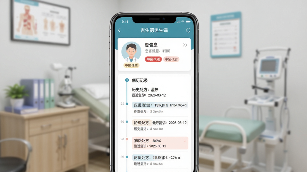 ���壺�ֻ���Ļ��չʾ��������ҽ���ˡ��Ļ��ߵ�������ҳ������ͷ����ҽ���ʱ�ǩ����ʷ�����б������֣��ֻ����У���Ļ����ǰ������Χ��ģ�������һ������Ű棺����ҳ����Ϊ���߻�����Ϣ��Ƭ���·�Ϊʱ������ʽ������¼����񣺱�ƽ��UI��ƽ��дʵ����������Ϊǳ��ɫ��ϸ�ڣ���Ļ���С����ʣ�ʪ�ȡ��͡�������2026-03-12�����������ʣ��߷ֱ��ʣ��ɾ��޶���Ԫ�ء�