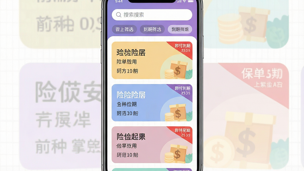 ���壺�����Ͻ�APP�ı����б�ҳ�棬��Ļ����ʾ���Ų�ɫ������Ƭ��ÿ�ſ�Ƭ�����������ƺ͵���ʱ�䣻���֣��ֻ�����չʾ��������Ƭ�������У�������������ɸѡ��ǩ���Ű棺������Ƭ�ȿ��������ȣ����ֿ�Ƭ���С��������ڡ���ɫ�Ǳꣻ������±�ƽ�廭���ɫ��������ͣ�ϸ�ڣ���Ƭ�����������ɶ��������е������������������ʣ�������Ⱦ���ɾ����޶���Ԫ��