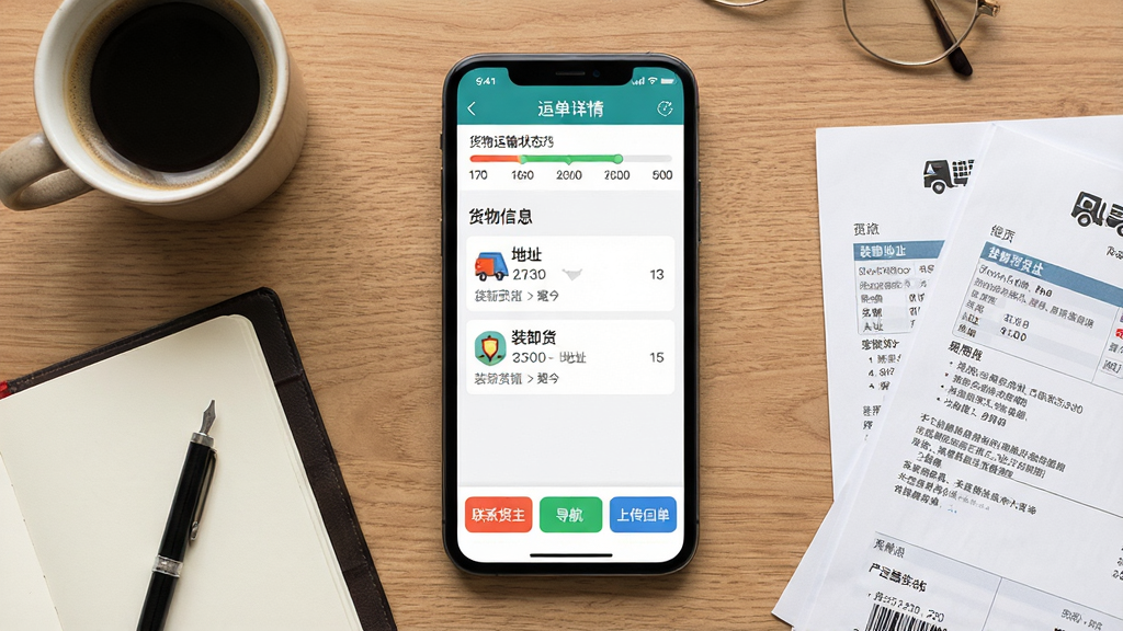 һ������ͨ����APP���ֻ��ϵĲ��������ͼ���ֻ���Ļ��ʾ�˵�����ҳ��ҳ�涥��Ϊ��������״̬���������м�Ϊ������Ϣ��װж����ַ���ײ�Ϊ