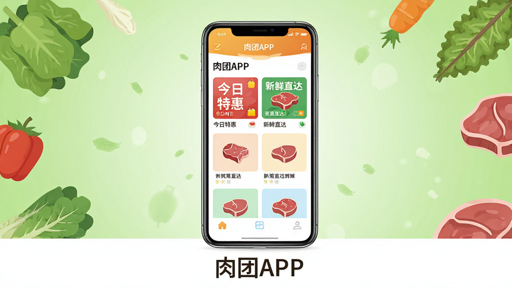 ���壺һ�������������ֻ�չʾ������APP�������棬����������ʾ������Ʒ����ͼ�ꣻ���֣��ֻ����У�����Ϊ����ɫ���䣬��Χ��׺�����߲˺����Ԫ�أ��Ű棺�ֻ���Ļ����Ϊ�����������ף��ײ��С�����APP����������񣺱�ƽ����ɫ��������ů����ҵ�����ϸ�ڣ���Ļ�ڿɼ��������ػݡ�������ֱ�����Ŀ�����ʸ���ɾ����޶���Ԫ��