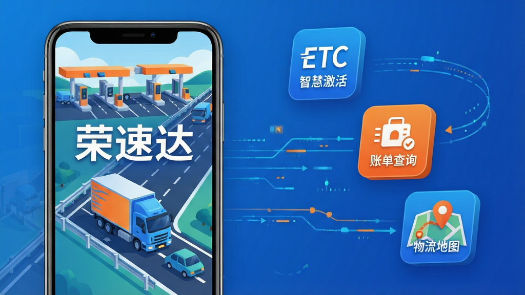 ���壺���ٴ�APP�������ͼ��һ�������ֻ���Ļ����ʾ�������������ڸ��ٹ�·����ʻ�Ķ������棬���������С����ٴ�������֡� ���֣��ֻ�λ�ڻ����������֮һ�����Ҳ�Ϊ�Ŵ��APP����ͼ���������У�����ETC����˵���ѯ��������ͼ�� �Ű棺���廭������ƽ�ȣ��ֻ���Ļ���������ɼ�������ͼ�������ơ� ����ִ���ƽ���廭���ɫ������ɫ�ͳ�ɫΪ�����Ƽ�����������ҵ���Խ�ϡ� ϸ�ڣ������е�׺�и����շ�վ����·���ߡ���������������Ԫ�أ�ͻ�����ǻ��������롰���ͨ�С����⡣ ���ʣ�8K�����壬ϸ�ڷḻ���ɾ����޶���Ԫ�ء�