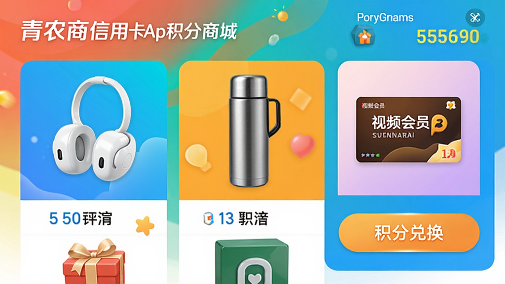��ũ�����ÿ�App�����̳�ҳ�棬չʾ������ƷͼƬ�������������������±�����Ƶ��Ա���ȣ����Ͻ���ʾ�������ײ��С����ֶһ�����ť��������ƻ��ã�ɫ�ʷḻ�������ң����ʸɾ����޶���Ԫ��