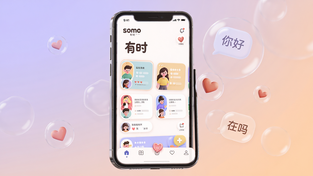 ���壺һ����Ϊ��somo ��ʱ�����ֻ��罻Ӧ�ý���չʾ���ֻ���Ļռ�ݻ�������ƫ����Ļ��������ʾӦ�������棬��������ʱ��������Logo��������ͨͷ����û���Ƭ�Լ��ײ������������֣��ֻ��������У���������͵Ľ���ɫ���ӵ���ɫ���ɵ�����ɫ�������е�׺������͸�������ݺͰ���ͼ�Σ�Ӫ�����ɷ�Χ���Ű棺�ֻ���Ļ����Ϣ�������룬��Ƭʽ���ִ������£��������׳��㡣��񣺱�ƽ���廭��񣬽����΢��3D�ʸУ�ɫ�����죬���Ͷ����У��������ů���ִ����Ѻõ��Ӿ����ܡ�ϸ�ڣ��ֻ��߿����Բ����ƣ���Ļ�������΢���󣬱�����������Լ�ɼ��Ի����֡���á������𡱣�����ɾ��޶���Ԫ�ء����ʣ�������Ⱦ���ɾ����޶���Ԫ�ء�