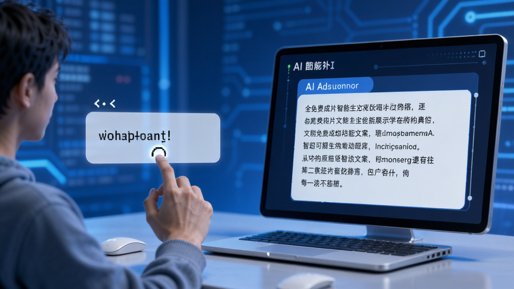 ȫ��ѳ�ƬAI�����İ����ɹ���չʾͼ��������һλ�û����������̵����֣��Ҳ�AI�����Զ���ȫΪ�����Ķ��䣬����Ϊ�Ƽ�����ɫ����������ִ���ϸ�����������ʸ���ɾ�