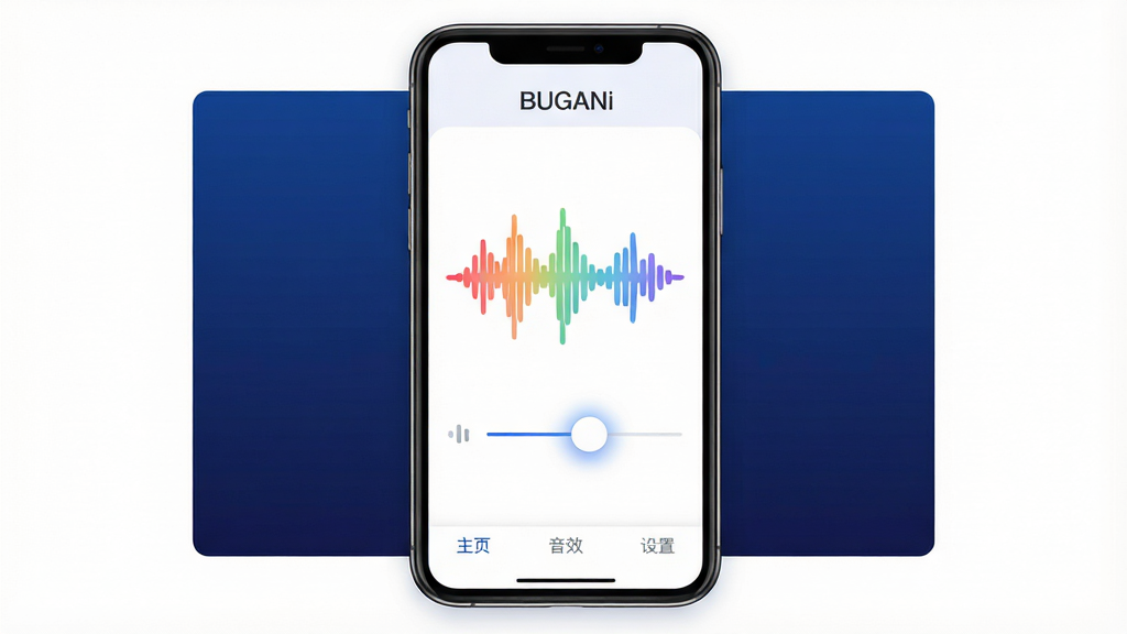 ���壺һ����Ϊ��BUGANi���������ֻ�Ӧ�ý��棬�ֻ�������ʾ����Ļ���Ǽ�����Ƶ����ͼ���������顣���֣��ֻ�ռ�ݻ������ģ�����Ϊ����ɫ���䣬�������ס��Ű棺����Ԫ���������ײ��С���ҳ��������Ч���������á�������ǩҳ������ִ���ƽ����ƣ�UI����ɾ���ˬ��ϸ�ڣ���Ļ�еĲ���ͼ���ֲ�ɫ���䣬���������͹��Ρ����ʣ�������Ⱦ���ɾ����޶���Ԫ�ء�
