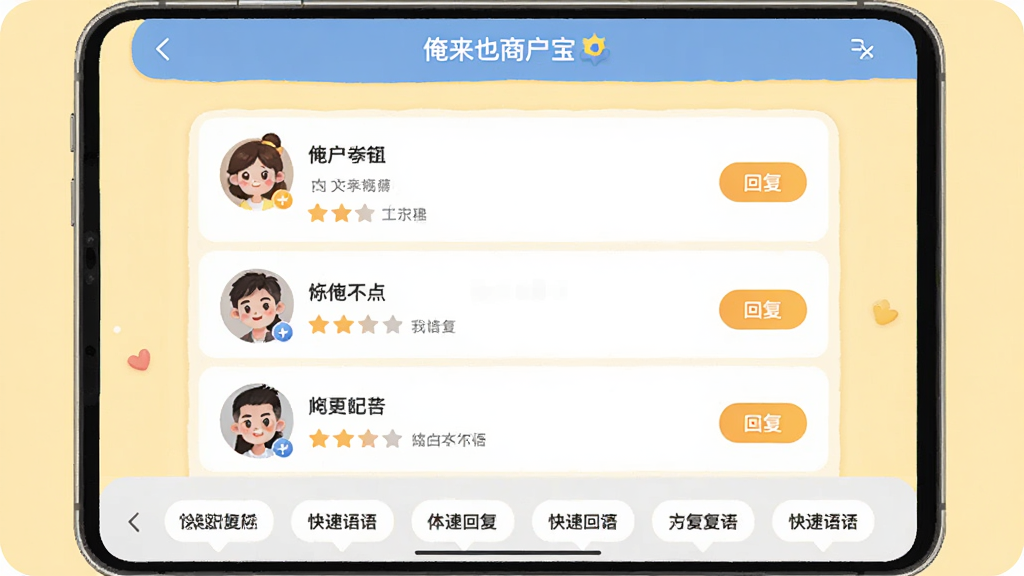 չʾ������Ҳ�̻������ķ�˿�������棬��Ļ��ʾ�û������б���ÿ���������С��ظ�����ť���ײ��п�ݻظ�������������ɫ����ܰ��ͷ�����ǳ������ɼ�������Ϊ����ɫ����������Ѻã����ֺ�����ϸ�����������ʸ��壬�ɾ��޶���Ԫ�ء�