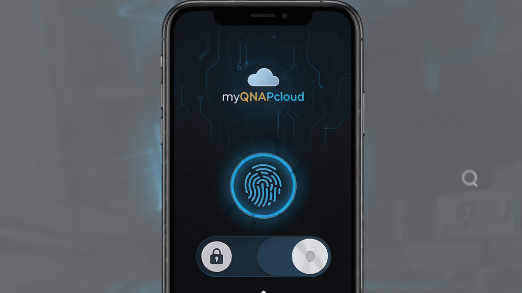 ���壺Qmanager��Զ�������밲ȫ��֤���档���֣��ֻ���Ļ������ʾmyQNAPcloud����״̬���·���ָ��ͼ��ͻ������������Ű棺���Ĵ�ֱ���֣�ͼ����С������ɫ����������ɫ�Ƽ���Ч��ͻ����ȫ��Χ��ϸ�ڣ�ָ��ɨ��Ļ��ι�Ч������ͼ�������ɼ������ʣ����ʸ���Ⱦ���ɾ����޶���Ԫ�ء�