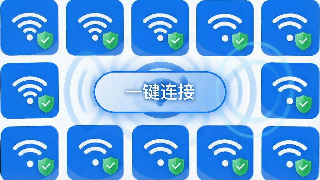 һ��չʾWiFiԿ��ȫ������������ĸ����ͼ��������������Ŀ�ġ�һ�����ӡ���ť�����ܻ������ź������WiFiͼ�����ɫ��ȫ���Ʊ�ʶ������ɫ������ɫ�Ͱ�ɫΪ����������ִ����Ƽ���ǿ�������������޶������֣��޶���Ԫ��