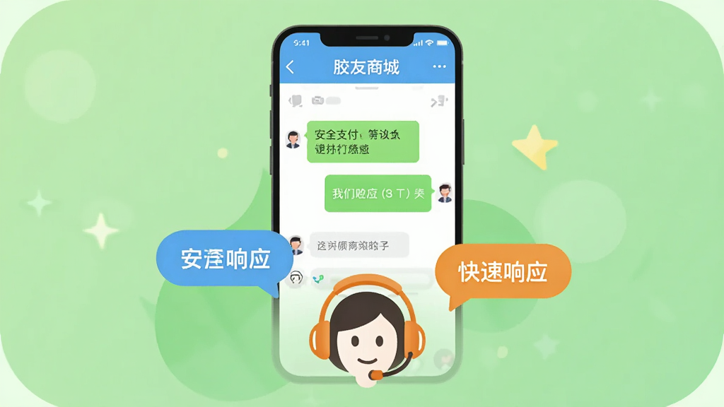 ����Ϊһ���ֻ���Ļ����ʾ�������̳ǡ��ͷ�������棬����Ϊ�����ɫ���ֻ��·��г�ɫͷ�������Ŀͷ�ͼ�꣬�����š���ȫ֧������������Ӧ���������ݣ�����Ϊ�ִ���ƽ�廭��񣬲������ľ��У�ɫ�����죬���ʸ��壬�ɾ���