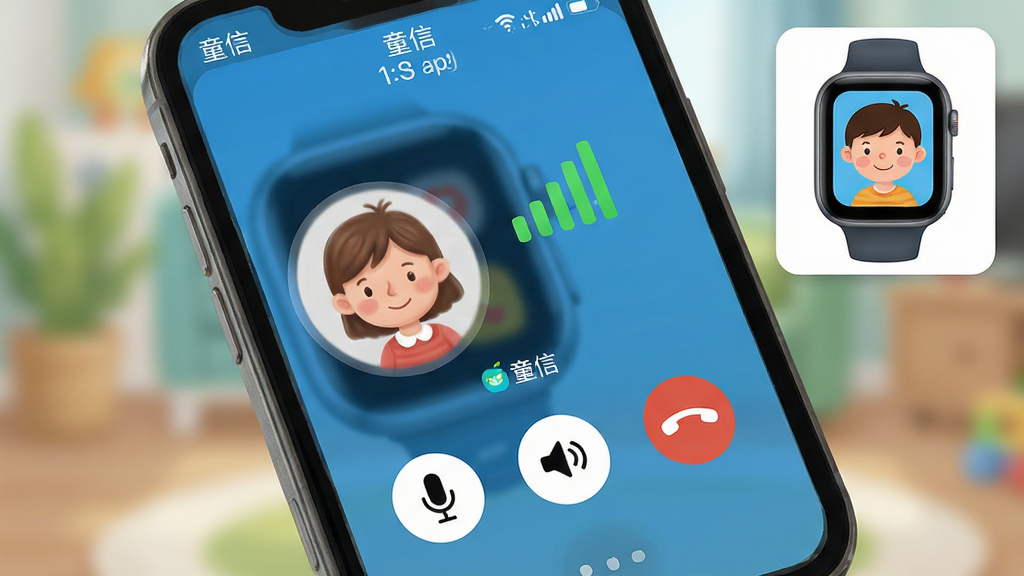 ���壺ͯ��App������ͨ��������д����ͯ�ֱ�����ʾ�ҳ�ͷ���ֻ�����ʾ����ͷ��˫������ͨ���С����֣��ֻ���Ļռ�ݻ�������֮�����ֱ���ΪС�������������Ͻǣ��γɴ�С�Աȡ��Ű棺ͨ�������࣬�ײ�����˷硢���������Ҷϰ�ť��������ʾͨ��ʱ��������״̬�����дʵ��廭��ϣ��������������������黯����ͻ�����塣ϸ�ڣ���Ļ�пɼ���ͯ�š�Ʒ�Ʊ�ʶ��ͨ������ͼ�꣨�����źţ���ʾ����������ɾ��޶���Ԫ�ء����ʣ��߷ֱ��ʣ�ɫ�ʱ�����Ȼ��ϸ��������