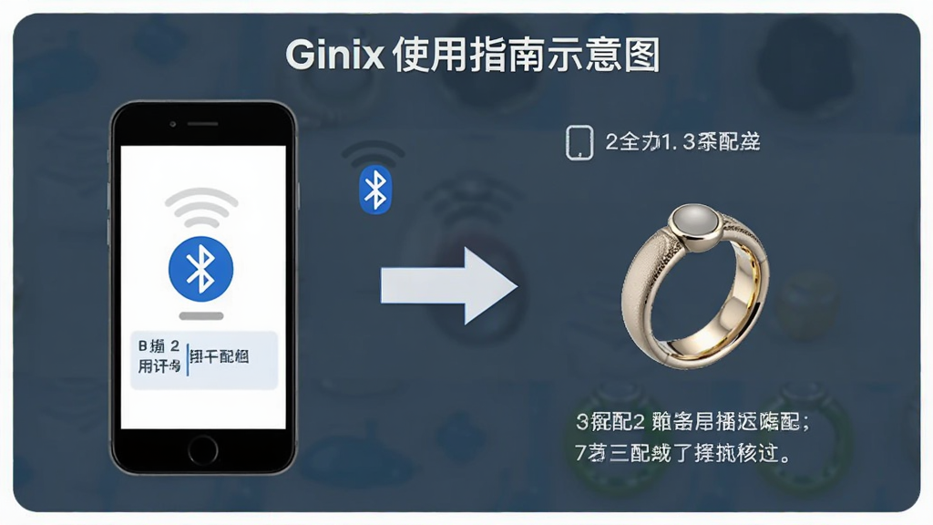 չʾGinixʹ��ָ��ʾ��ͼ������Ϊ�ֻ����ָ���Ӳ���ͼ�����ֲַ�չʾ���Ű���м�ͷָ����������ѧ�磬ϸ�ڰ�������ͼ���������ʾ�������������ɾ��޶���Ԫ��