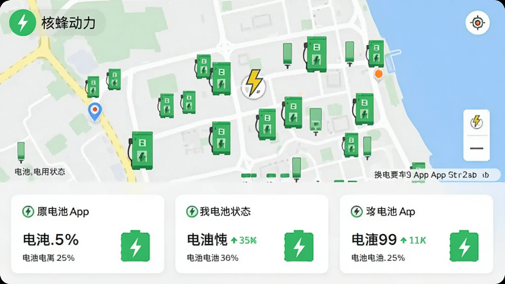 ��������Ϊ���˷䶯����App�����ͼҳ�棬��ʾ�����ɫ���ù�㡣���������·ֲ�չʾ���Ϸ�Ϊ��ͼ�������·�Ϊ���״̬��Ƭ���Ű��࣬����ִ���ƽ��ϸ��ǿ�����������ذٷֱȡ�����������ɫ�����죬�޶���װ�Ρ�