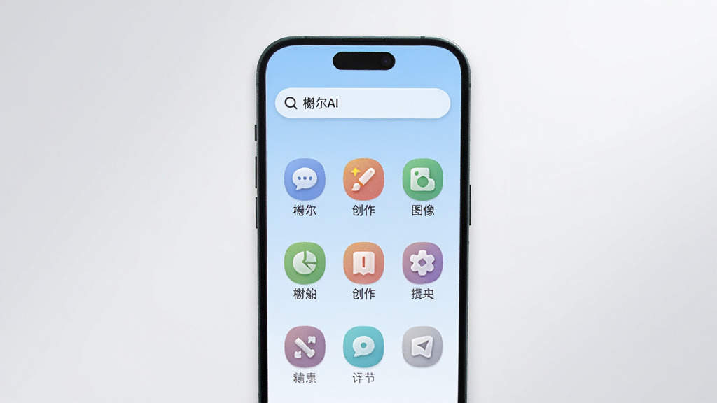 鿶�AIӦ��������չʾͼ���ִ���Լ����ֻ���Ļ���У�������ǳ��ɫ����Ϊ��ɫ��������������д��