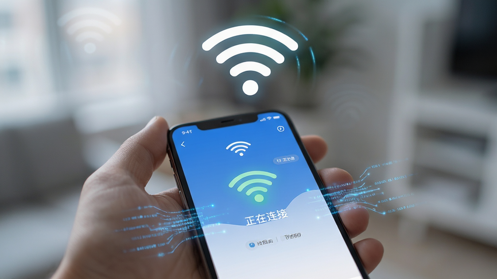 ���壺һֻ�������ֻ�����Ļ��WiFi����Կ��APP��ʾ���������ӡ�״̬�����֣��ֲ�������Ȼ����Ļ������Ϊ�Ӿ����㡣�Ű棺APP�������°벿���ϰ벿������ʾ�����źŶ�Ч�����дʵ��Ƽ��н�ϣ�������͡�ϸ�ڣ���Ļ��Χ��΢������ɫ�����������������ٶȣ������黯�����ʣ�����ϸ�壬�ɾ����޶���Ԫ�ء�