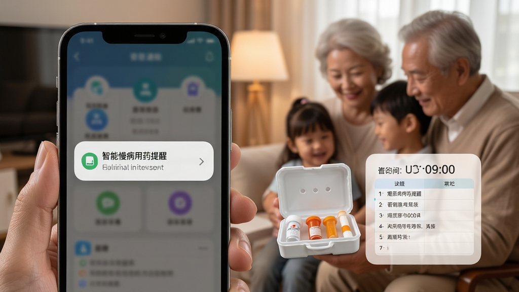 �ǻ�������ҩ���ѽ��棬�ֻ�������ҩ֪ͨ���Ա���ʾҩ����ʱ�������ܰ��ͥ��������ʵ��ǿ�������������޶���Ԫ��