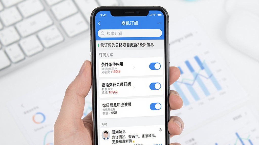 ���壺�ֻ��ϵ��вߴ�����App���̻����ġ�����ҳ�档���֣����涥��Ϊ���������в�Ϊ���ķ����б��뿪�أ��ײ�Ϊ֪ͨ��ϢԤ�����Ű棺���������ÿ�����ķ�����ʾ����ժҪ��ƥ������������ƶ���UI��ƣ���ɫ���ɫ��ɫ��ϸ�ڣ�֪ͨ����ʾ�������ĵĹ�·��Ŀ����3������Ϣ�������ʣ����壬�ɾ����޶���Ԫ�ء�
