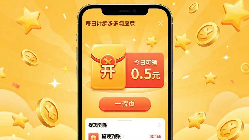 ���壺�ֻ�����չʾ��ÿ�ռƲ���ࡱ�ĺ����ȡҳ�棬��Ļ����һ����ɫ�����������ӡ�С������֣��Ա���ʾ�����տ��� 0.5Ԫ�������֣��ֻ��������У�����Ϊů��ɫ����׺���������Ԫ�ء��Ű棺���Ԫ�طŴ���У���ť������Ŀ����񣺿�ͨϲ����ɫ�ʱ��Ͷȸߡ�ϸ�ڣ��������Ͻ��С�ÿ�ռƲ���ࡱ�������ײ��С����ֵ��ˡ���¼�б������ʣ�������Ⱦ���ɾ��޶���Ԫ�ء�