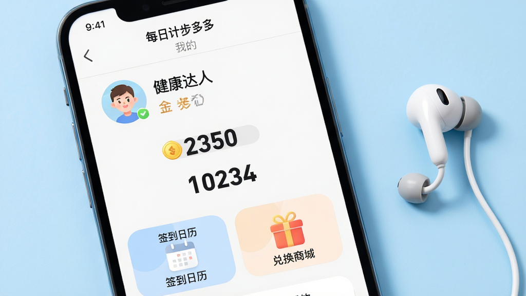 ���壺�ֻ�����չʾ��ÿ�ռƲ���ࡱ�ġ��ҵġ�ҳ�棬��ʾ�û�ͷ���ǳơ��������ˡ����Լ������2350�������ղ�����10234�������֣��ֻ��Ҳ����һ��С����������������Ϊǳ��ɫ���Ű棺��Ϣ�������У��ص����ݼӴ���ʾ�������ˬ��࣬UIԪ��Բ��ϸ�ڣ���Ļ���С�ǩ���������͡��һ��̳ǡ����ͼ�꣬�������������ʣ�1080p���壬�ɾ��޶���Ԫ�ء�