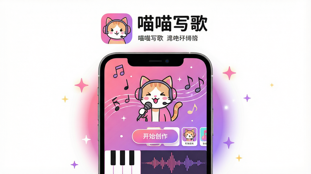 ���壺һ�������ֻ���Ļ��ʾ������д�衱Ӧ�ý��棬����������һ���ɰ���è�����������ΧƯ�����������������������֣��ֻ�λ�ڻ�������ƫ�£��Ϸ�����չʾӦ�����ƺ͸����⣬�·���������ټ��̺Ͳ���ͼ���Ű棺���������ͻ��APP����Ԫ�أ���������͵Ĺ��κ��ǹ��׺������ִ���ƽ������ֻ濨ͨԪ�أ�ɫ���������ã��Է�ɫ����ɫ����Ϊ����ϸ�ڣ�Ӧ��LogoΪһֻ���Ŷ�����è�䣬��Ļ���С���ʼ��������ť�ͼ�������ģ�忨Ƭ�����ʣ�8K�����壬�ɾ����޶���Ԫ�ء�